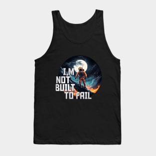 Inspiring Space Man: Motivational & Inspirational Quotes Tank Top